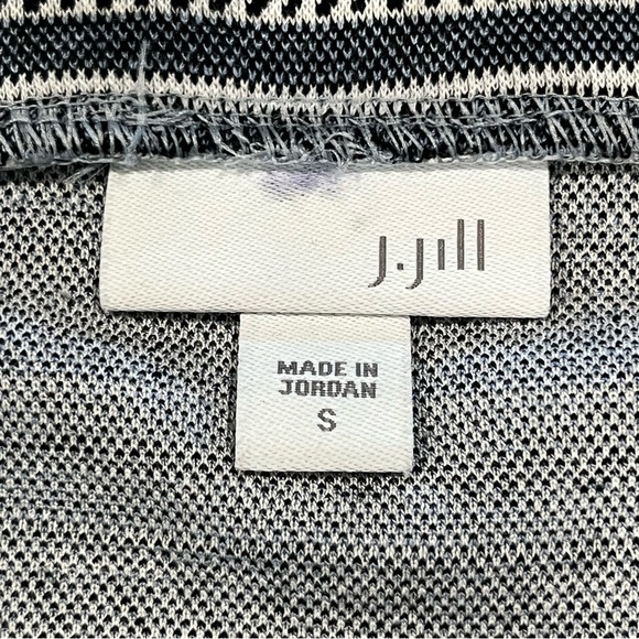 J. Jill Blue Breeze Mountain Faux Wrap Pencil Skirt Small - Picture 4 of 9